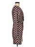 Privy Argyle Burgundy Cocktail Dress Size M - photo 4