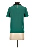 Marc by Marc Jacobs 100% Silk Green Short Sleeve Silk Top Size 0 - photo 2