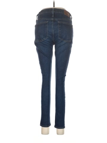 Madewell Petite 9" Mid-Rise Skinny Jeans in Hayes Wash: Button-Front Edition (view 2)