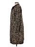 Chico's Animal Print Brown Coat Size S - photo 5