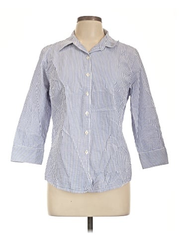 L.L.Bean 3/4 Sleeve Button-Down Shirt (view 1)