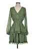 Hesperus 100% Polyester Polka Dots Green Cocktail Dress Size S - photo 1