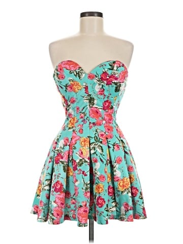 Emerald Sundae Cocktail Dress (view 1)