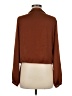 Guess 100% Polyester Brown Long Sleeve Blouse Size M - photo 2