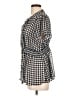 Torrid 100% Polyester Houndstooth Black Short Sleeve Blouse Size Lg Plus (0) - photo 5