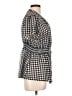 Torrid 100% Polyester Houndstooth Black Short Sleeve Blouse Size Lg Plus (0) - photo 4
