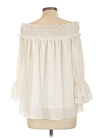 Entro 3/4 Sleeve Blouse (view 2)