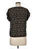 Peppermint 100% Polyester Black Short Sleeve Top Size M - photo 2