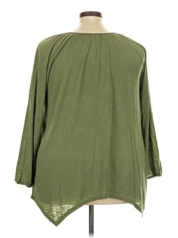 Faded Glory 3/4 Sleeve Blouse (view 2)