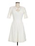 BCBGMAXAZRIA Ivory Cocktail Dress Size 4 - photo 1