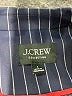 J.Crew Collection Stripes Blue Wool Blazer Size 4 - photo 6
