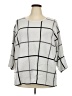 89th & Madison Gray 3/4 Sleeve Blouse Size 2X - photo 1