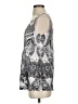 One World 100% Polyester Silver Sleeveless Blouse Size S - photo 5