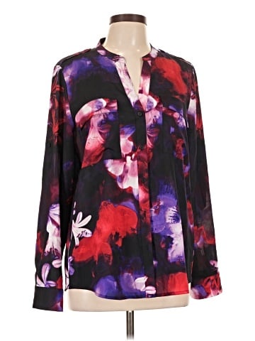 Calvin Klein Long Sleeve Blouse (view 1)