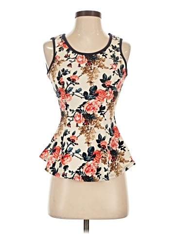 Papaya Sleeveless Top (view 1)