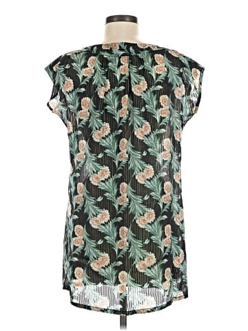 Tucker Short Sleeve Silk Top (view 2)