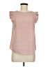 Monteau Pink Sleeveless Blouse Size M - photo 1