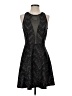 City Triangles Metallic Black Cocktail Dress Size 5 - photo 1