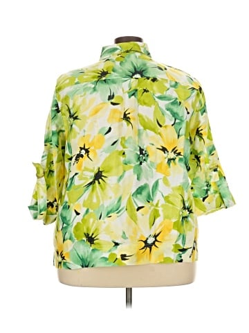 Jones New York Sport 3/4 Sleeve Button-Down Shirt (view 2)