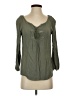 Mudd 100% Rayon Green 3/4 Sleeve Blouse Size XS - photo 1