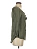 Mudd 100% Rayon Green 3/4 Sleeve Blouse Size XS - photo 4