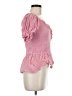 White Birch Pink Short Sleeve Top Size M - photo 4