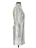 Motel 100% Polyester Metallic Silver Cocktail Dress Size S - photo 4