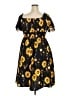 Unbranded 100% Polyester Yellow Casual Dress Size XXL - photo 2