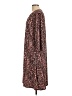 N Touch Print Brown Casual Dress Size L - photo 5