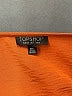 Topshop Orange Short Sleeve Blouse Size 2 - photo 7
