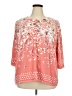 Cj Banks 100% Cotton Pink Pullover Sweater Size 3X - photo 1