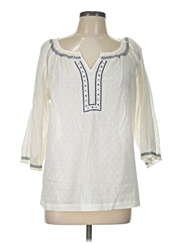 P.E.T.A.L.S 3/4 Sleeve Blouse (view 1)