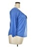 Soft Joie Blue 3/4 Sleeve T-Shirt Size S - photo 4