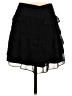 Express Design Studio 100% Polyester Solid Black Formal Skirt Size 0 - photo 2