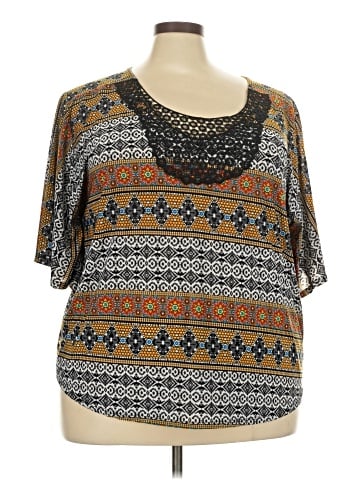 Lavish Short Sleeve Blouse (view 1)