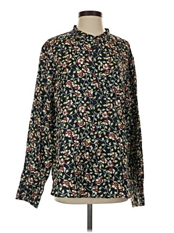 Isabel Marant Long Sleeve Silk Top (view 1)