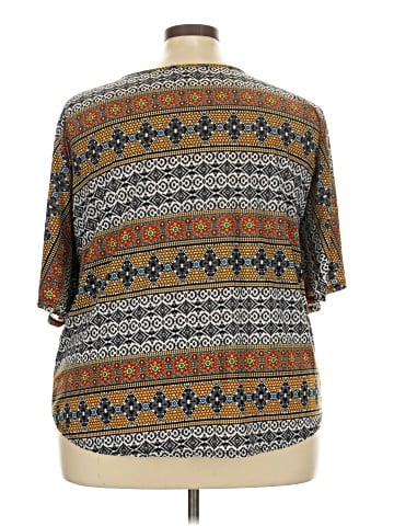 Lavish Short Sleeve Blouse (view 2)