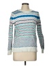 Lands' End Polka Dots White Pullover Sweater Size 10 - 12 - photo 1