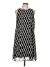 Studio One 100% Polyester Argyle Black Casual Dress Size 12 - photo 1