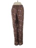 J.Crew Collection 100% Silk Paisley Purple Silk Pants Size 2 - photo 2