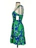 BCX 100% Polyester Tropical Green Cocktail Dress Size S - photo 5