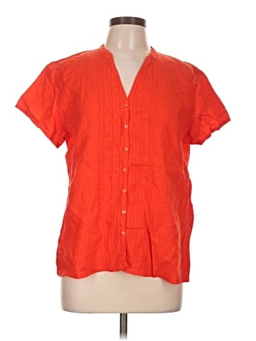 Eileen Fisher Short Sleeve Blouse (view 1)