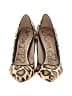 Sam Edelman 100% Leather Animal Print Gold Heels Size 6 - photo 2