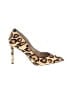 Sam Edelman 100% Leather Animal Print Gold Heels Size 6 - photo 1