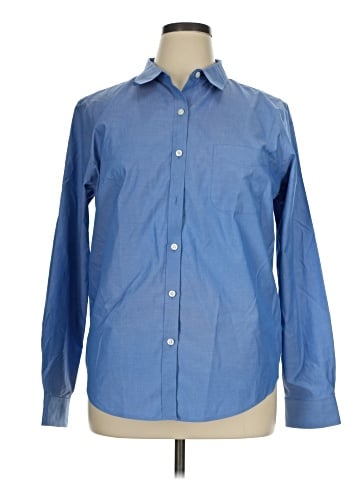 L.L.Bean Long Sleeve Button-Down Shirt (view 1)