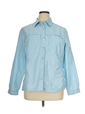 L.L.Bean 3/4 Sleeve Button-Down Shirt (view 1)