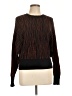 Equipment 100% Wool Animal Print Brown Wool Pullover Sweater Size L - photo 1