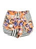Clover Canyon 100% Polyester Print Orange Shorts Size XS - photo 2