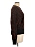 Equipment 100% Wool Animal Print Brown Wool Pullover Sweater Size L - photo 4