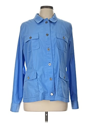 Calvin Klein 3/4 Sleeve Button-Down Shirt (view 1)